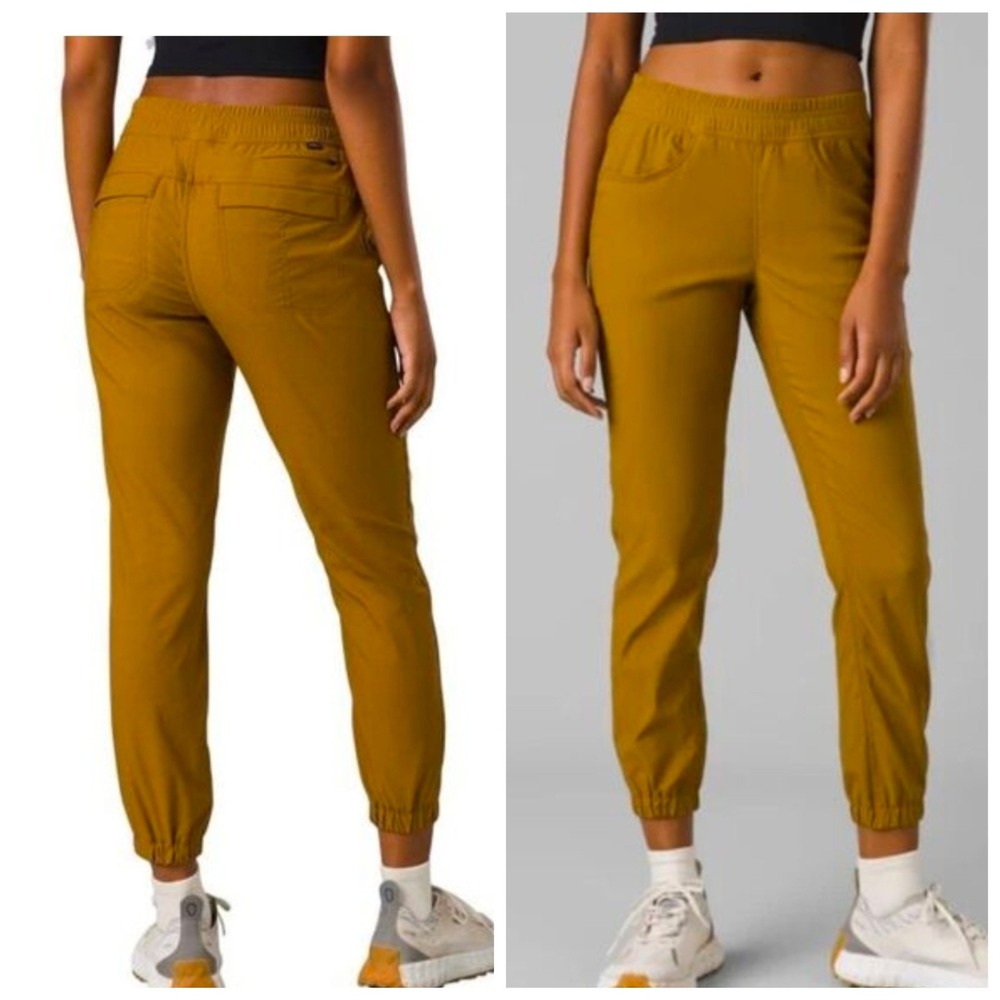 prAna Halle E-Waist Jogger II Womens 12 Brown Stretch Outdoor Hiking Pants